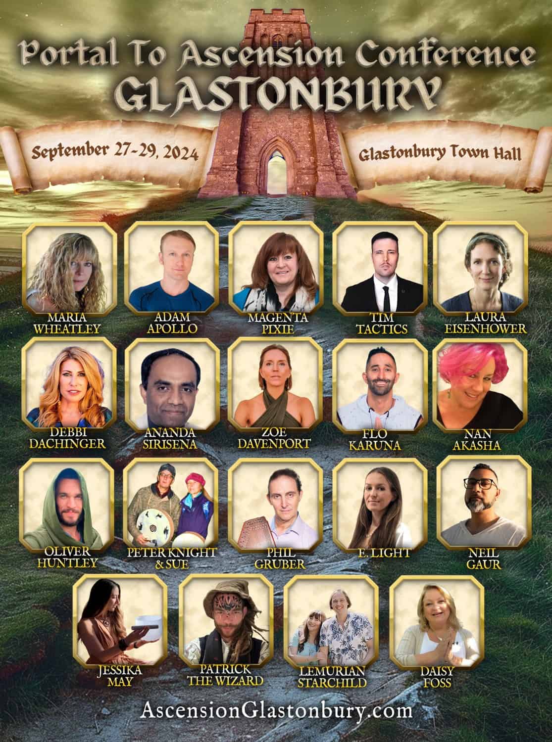 Ascension Glastonbury 2024 event flyer
